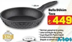 TAÇ BELLA DÖKÜM TAVA 26 CM TAÇ BELLA DÖKÜM TAVA 26 CM